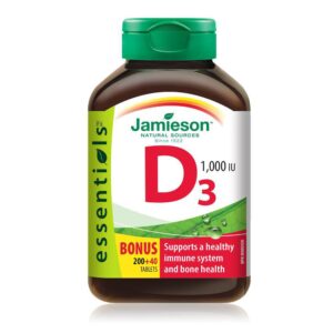 Jamieson Vitamin D3 1,000 IU Tablets